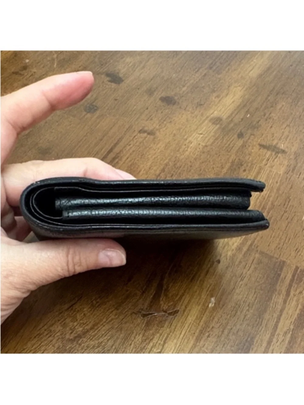 Burberry Black Calfskin Bifold Novacheck Wallet